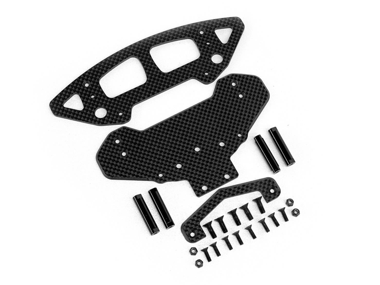 Carbon Front Bumper Set Spare Parts X Gts Wc Edition