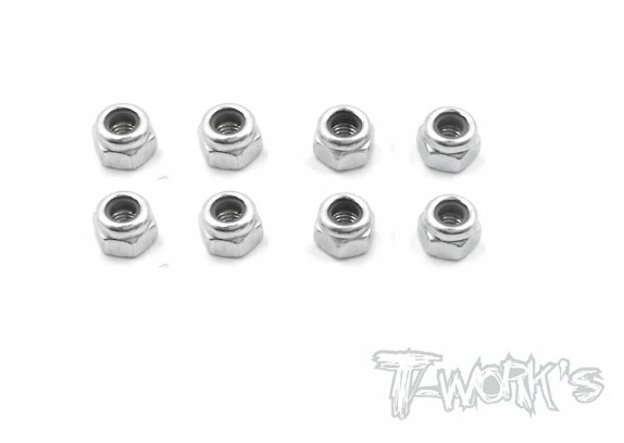 T-Works M3 Mutter Nickel Plated (8 Stück)