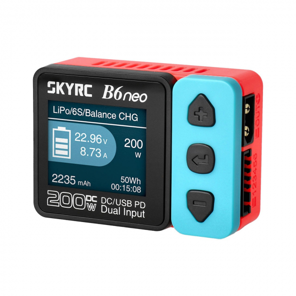 SkyRC B6neo Ladegerät LiPo 1-6s 10A 200W