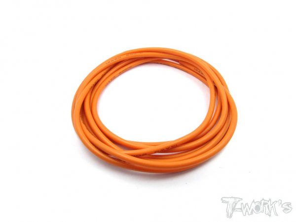 T-Works Silikonkabel 14 AWG (2 Meter) - Orange