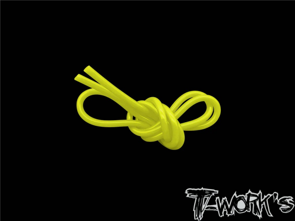 T-Works Spritschlauch φ 5.2x2.3mm - Fluoreszierend Gelb (1m)