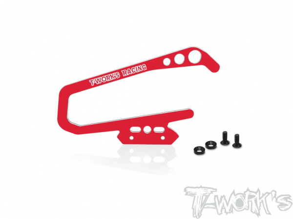 T-Works Tuning Aluminium Tragegriff (Rot) - für FUTABA T10PX