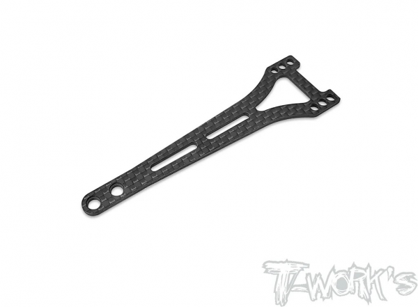 T-Works Carbon Oberdeck (2mm dick) - hinten - Version 2 - für XRAY X4