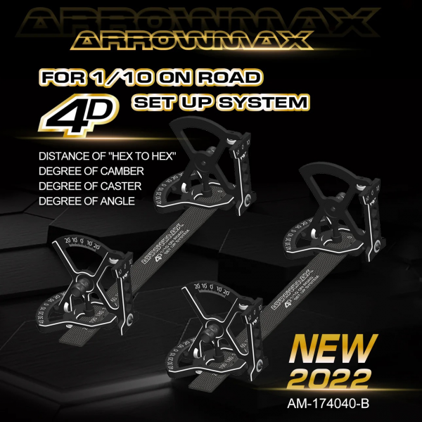 Arrowmax - 4D Setup System - 1:10 Tourenwagen inkl. Tasche