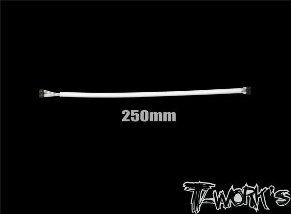 T-Works BL Motor Sensor Kabel 250mm (Weiß)