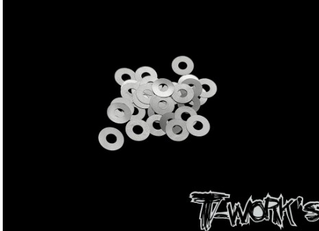 T-Works - Shim Scheiben - 3,5mm x 0,1mm (30 Stück)