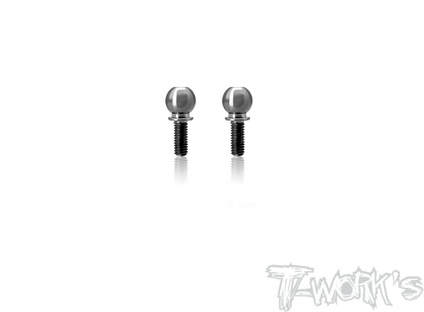 T-Works Titan Kugelköpfe - 6mm - M3x6.5mm - für XRAY X4 (2 Stück)