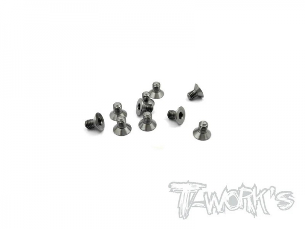 T-Works 64 Titan Senkkopfschraube Innensechskant M3 x 5mm (10 Stück)