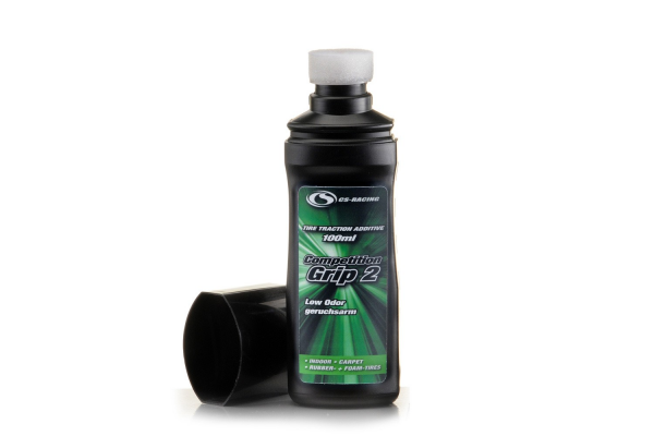 CS-Racing Competition Grip2, Reifenhaftmittel -in Dosierflasche mit Schwammtupfer- 100ml