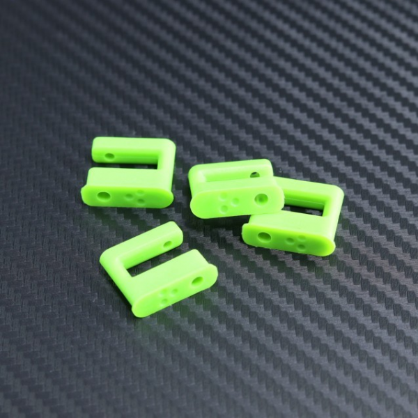 Mayako - Lower Arm Shock Position Insert 3 (Outside) (Green) for Mayako MX8 (4 pcs)