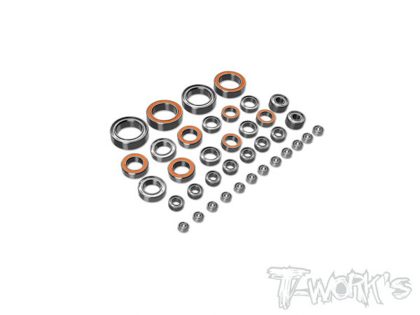 T-Works Precision Kugellager Set ( Für Mugen MTC2R ) 37pcs.