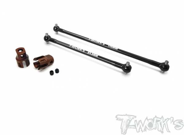 T-Works Alum. Antriebswellen (Center) Set - für Mugen MBX8R