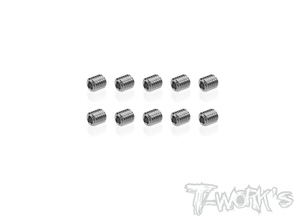 T-Works 64 Titan Madenschraube Innensechskant M5 x 6mm (6 Stück)