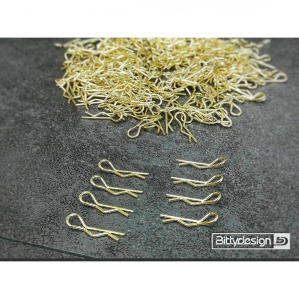 Bittydesign Body Clips Kit - Gold - (8 Stück)