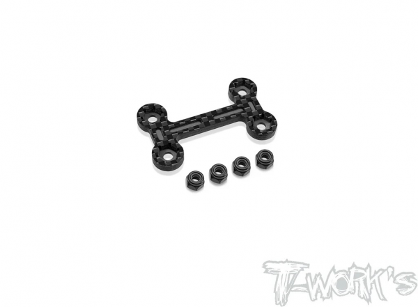 T-Works Carbon Wing Mount One Piece Adapter - für Mugen MBX8R