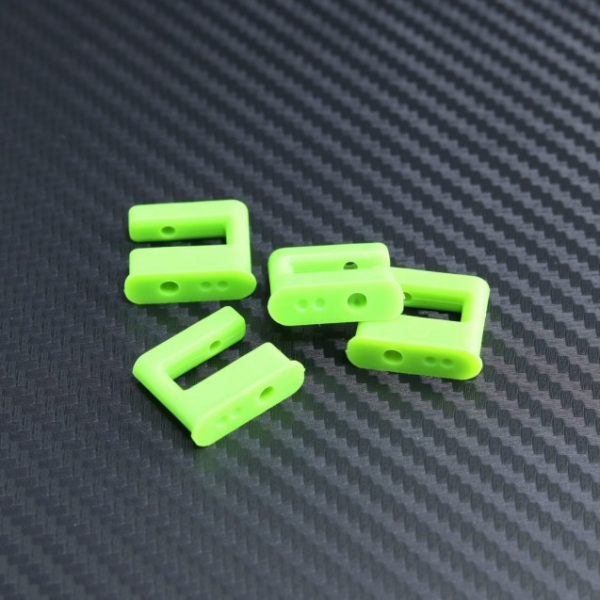 Mayako - Lower Arm Shock Position Insert 2 (Middle) (Green) for Mayako MX8 (4 pcs)