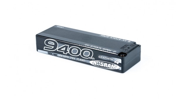 NOSRAM HV Stock Spec GRAPHENE-4 9400mAh Hardcase - 7.6V LiPo - 135C/65C