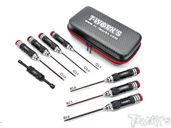 T-Works Basis Werkzeug Set + Tasche (8 teilig)