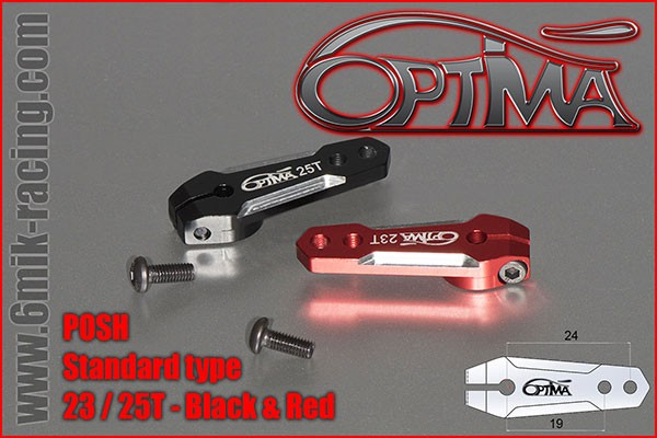 Optima - Servo Horn (Standard Typ) - 25T - Red