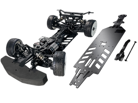 COMBO - 1/8 Electric GT - X3-GTS-e (325mm) + extra Chassis 360mm (langer Radstand)