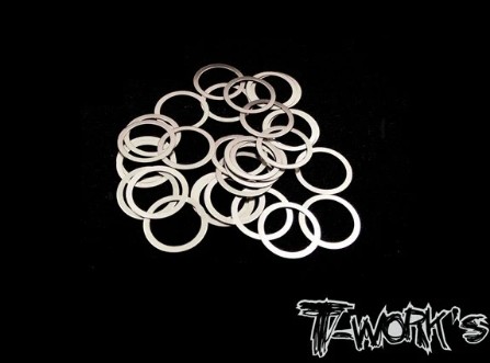 T-Works - Shim Scheiben - 8mm x 0,05mm (30 Stück)