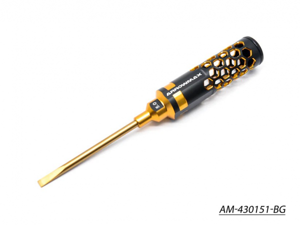 Arrowmax - Schlitz Schraubenzieher 5.0 x 100mm - Black Golden - Limited Edition