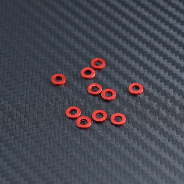 Mayako - 3x5.5mm RED 1mm Shim (10pcs)