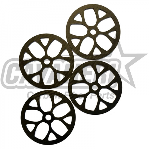 Carbon Setup Wheels 112mm 1/8 Off-road (4 pcs)