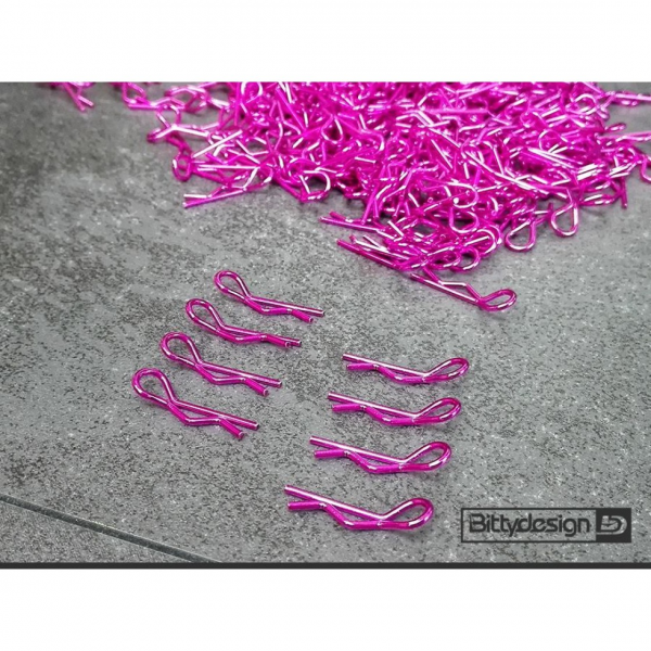 Bittydesign Body Clips Kit - Pink - (8 Stück)