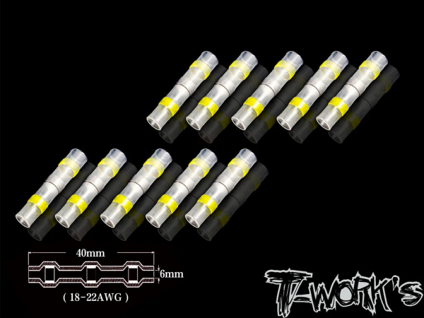 T-Works Wärmeschrumpfende Lötverbinder 18-22 AWG (10 Stück)