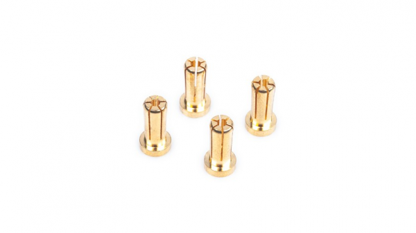 LRP - 5mm Gold Steckverbinder - 14mm lang (4 Stück)