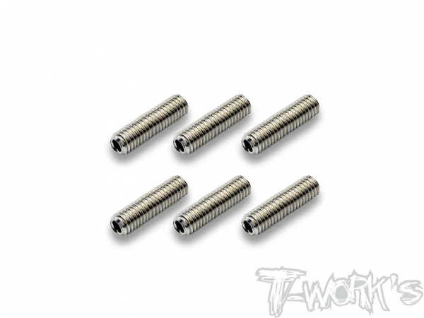 T-Works 64 Titan Madenschraube Innensechskant M3 x 12mm (6 Stück)