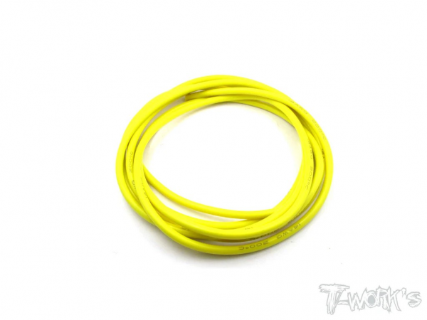 T-Works Silikonkabel 14 AWG (2 Meter) - Gelb