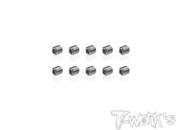 T-Works 64 Titan Madenschraube Innensechskant M5 x 5mm (6 Stück)