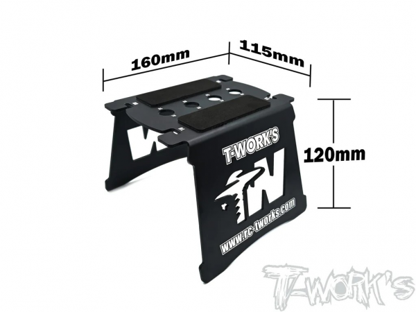 T-Works - Alu Car Stand XL (160mm) - für 1/8