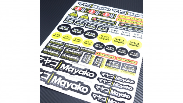 マヤコMayako Official PROTOTYPE Mixed Sticker Sheet