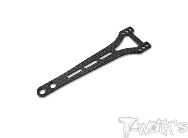 T-Works Carbon Oberdeck (2mm dick) - hinten - Version 1 - für XRAY X4