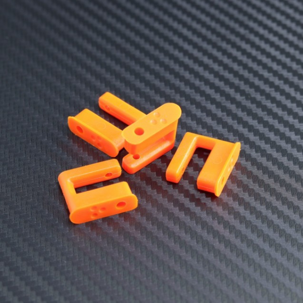 Mayako - Lower Arm Shock Position Insert 3 (Outside) (Orange) for Mayako MX8 (4 pcs)