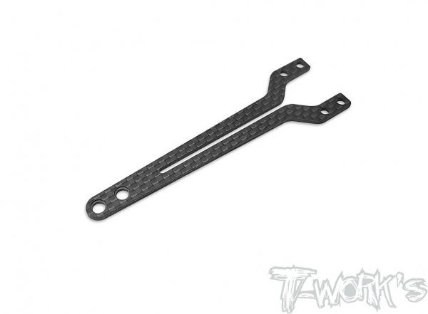 T-Works Carbon Oberdeck (2mm dick) - vorne - Version 2 - für XRAY X4