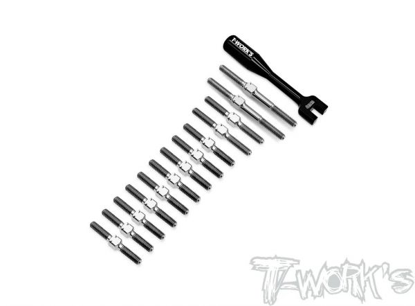 T-Works 64 Titan Spurstangen Set für Xray X4'25 (13 pcs)