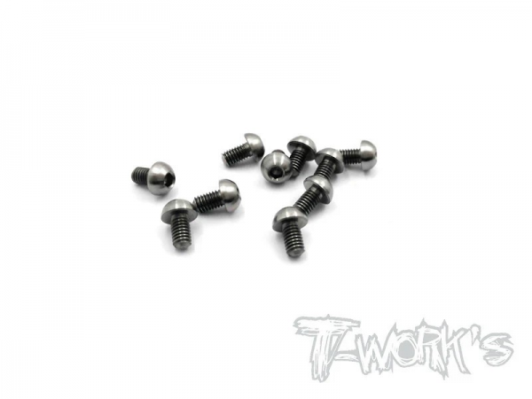 T-Works 64 Titan Rundkopfschraube Innensechskant M3 x 5mm (10 Stück)