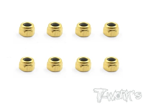 T-Works M3 Mutter Gold Plated (8 Stück)