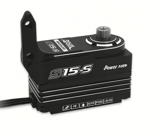 Power HD Brushless Low Profile Servo "S15-S" für Schumacher Mi9 - Silber