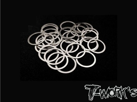 T-Works - Shim Scheiben - 10mm x 0,3mm (30 Stück)