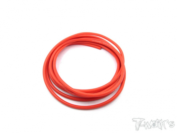 T-Works Silikonkabel 14 AWG (2 Meter) - Rot