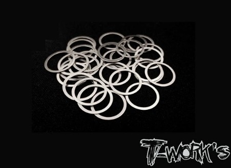 T-Works - Shim Scheiben - 10mm x 0,1mm (30 Stück)