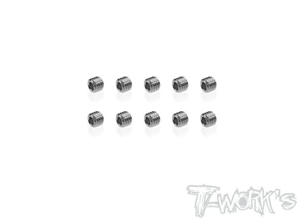 T-Works 64 Titan Madenschraube Innensechskant M5 x 4mm (6 Stück)