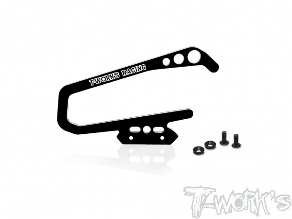 T-Works Tuning Aluminium Tragegriff (Schwarz) - für FUTABA T10PX