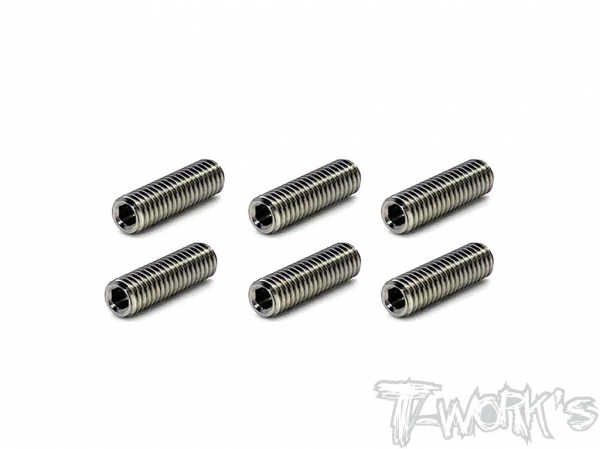 T-Works 64 Titan Madenschraube Innensechskant M4 x 14mm (6 Stück)