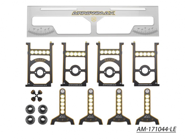 Arrowmax - Setup System - 1/8 Onroad inkl. Tasche - Black Golden (Limited Edition)